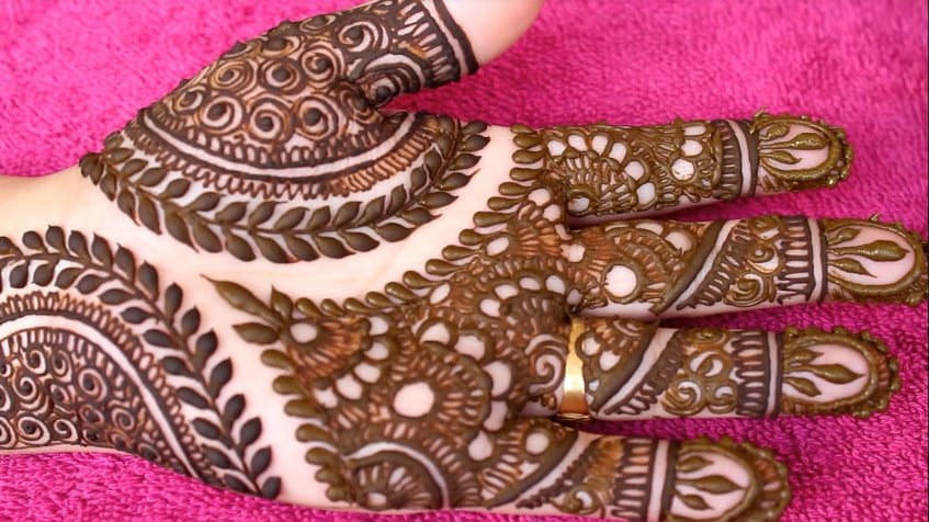 How to do simple mehndi design - Simple Craft Idea