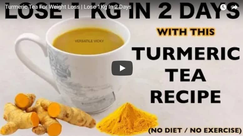 Turmeric tea for weight loss
