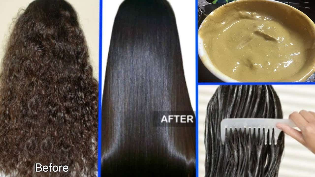 How to straighten your curly hair naturally at home - Simple Craft Ideas