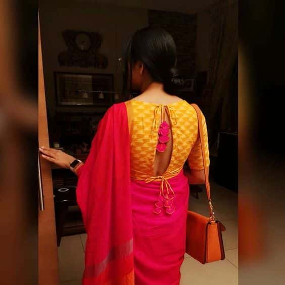 Trendy silk saree blouse designs catalogue 2018 - Simple Craft Idea