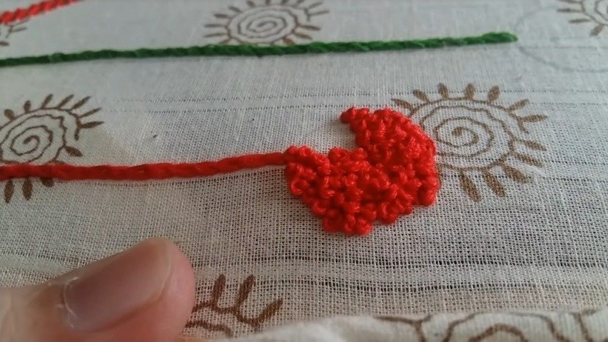 Neckline embroidery for kurti 