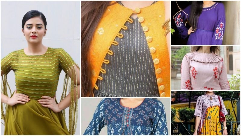 Latest designer kurtis for women in fashion 2018 - Simple Craft Idea