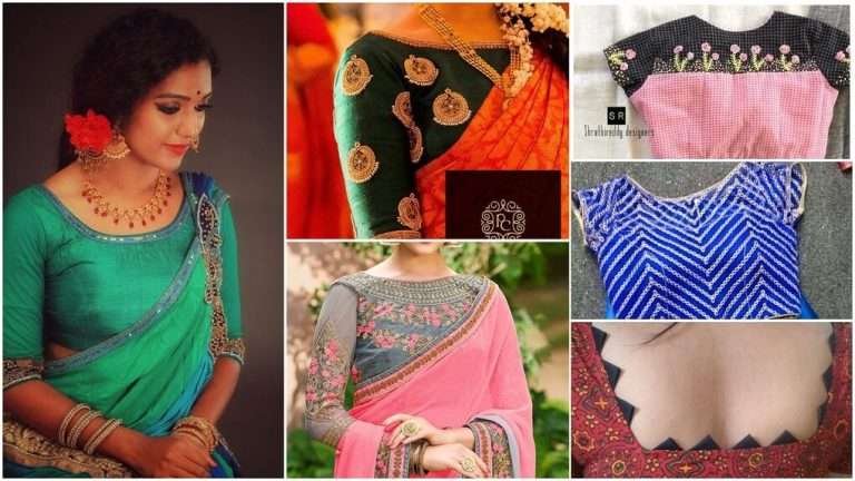 25 Trendy saree blouse designs