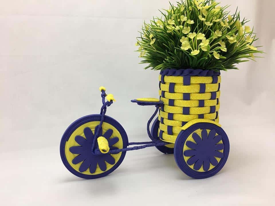 bicycle for flower pot holder