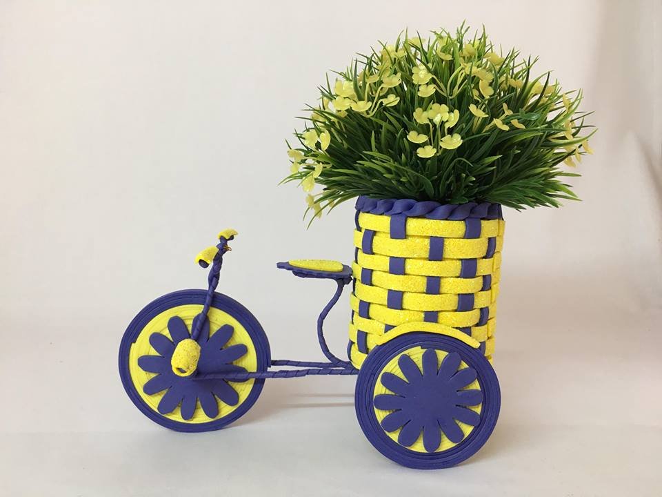 bicycle for flower pot holder