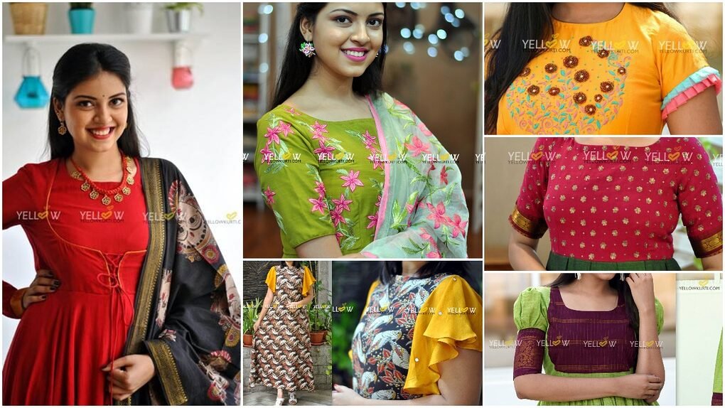 Beautiful ladies latest designs kurti pattern