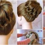 Elegant bun hairstyle