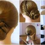 Elegant bun hairstyle