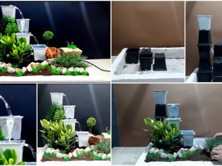 how to make waterfall at home