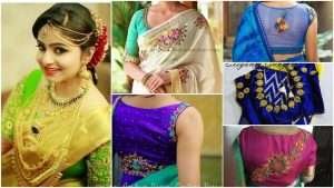 35 Designer work blouse neck designs to look trendy