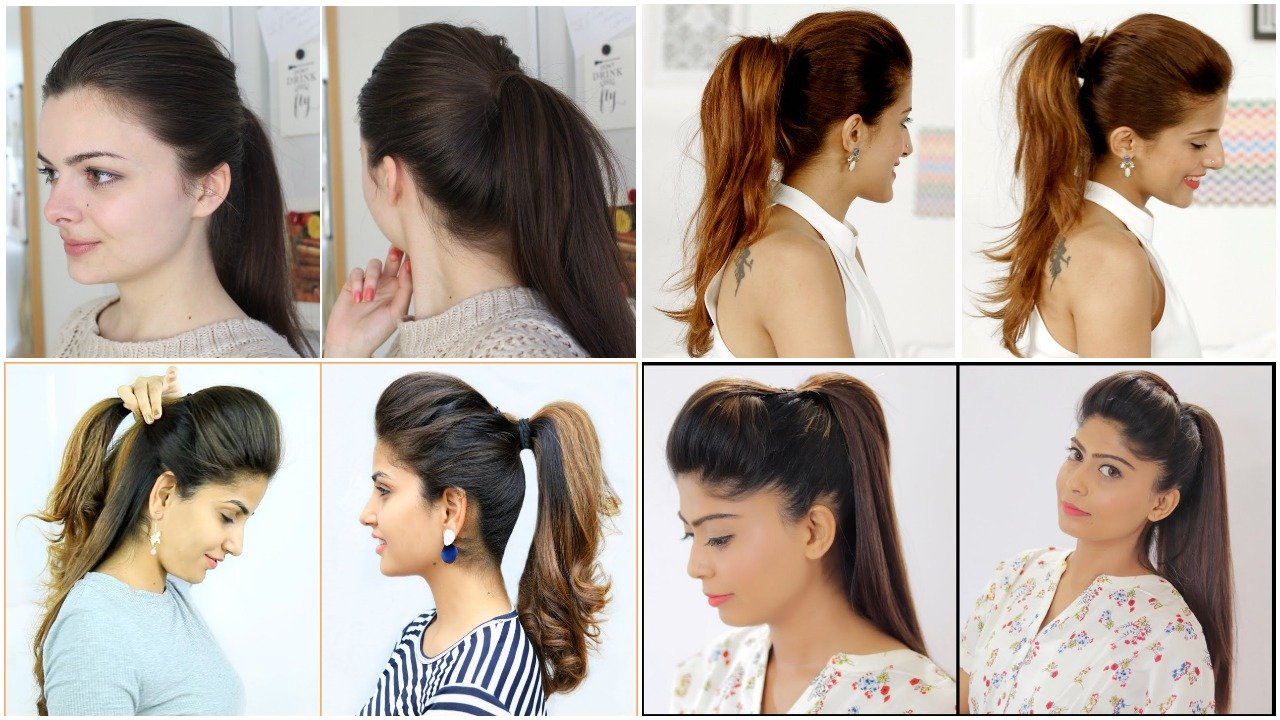 Easy ponytails