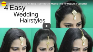 4 Easy hairstyles for wedding