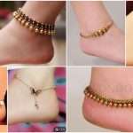 gold anklets in kalyan jewellers