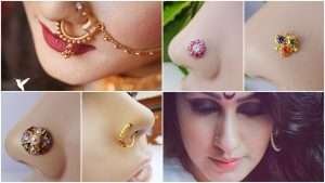 Trendy nose pin and nose ring