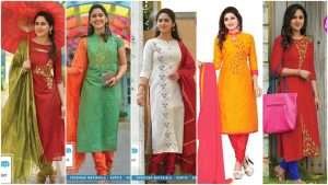 Party wear long kurti and embroidered kurtis