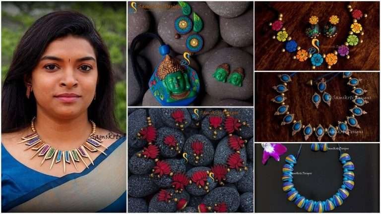 Handcrafted terracotta jewellery