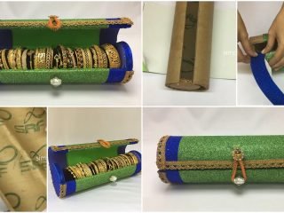 how to make bangle box at home step by step