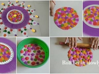 Here are some simple rangoli designs you can try! ... for anyone. This one is apt for Diwali and will suit most occasions, for it is mostly flower patterned. ... This one is a beautiful multicolored flower rangoli.
