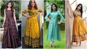New trendy designs of long kurti