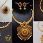 latest gold necklace set designs with price