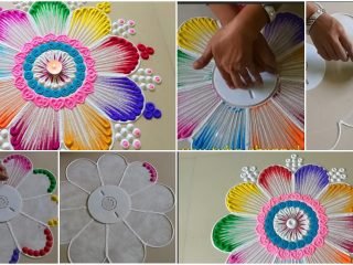 rangoli designs with dots and colours for competition