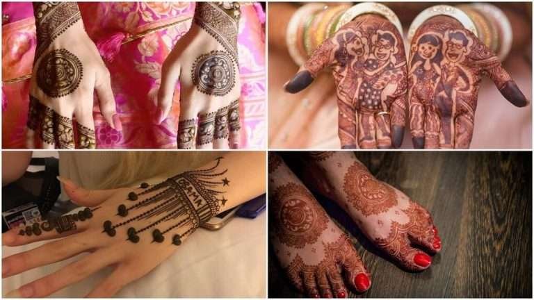 Stylish mehndi designs for both,bride and grooms