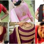 Trendy saree blouse back neck