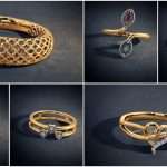 Gold and Diamond Rings