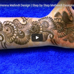 easiest henna mehndi design