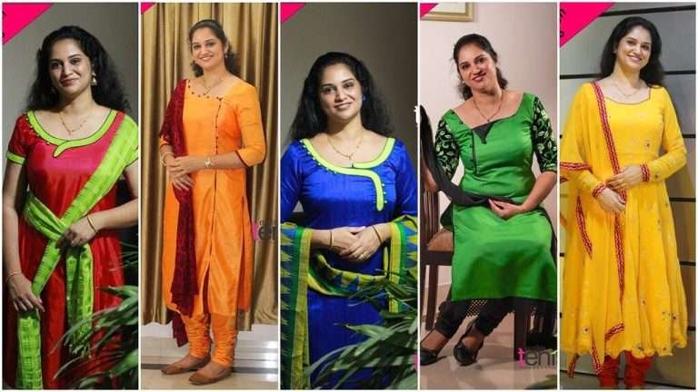 Customised kurti design from teni design