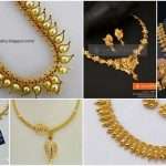 Designer gold necklace for women