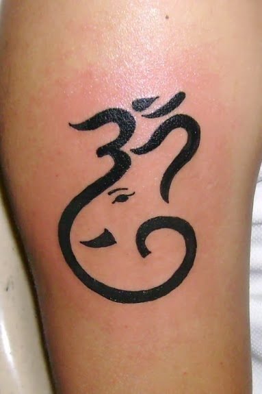Om Ganesha Tattoo