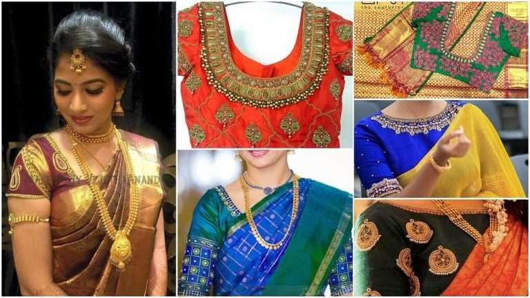 Simple aari work blouse designs that will inspire you