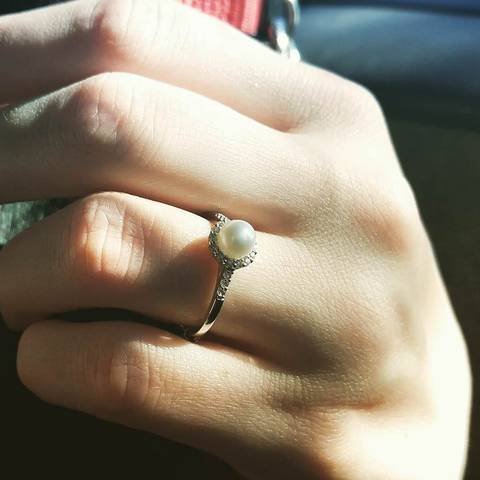Pearl Wedding Ring