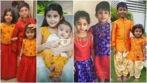 Matching brother and sister outfits