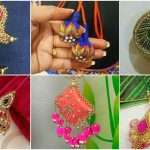 inspiring blouse tassels designs