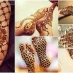 simple jewelry style mehndi design