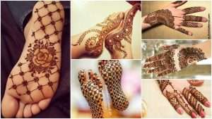 Easy and simple jewelry style mehndi design for beginners