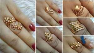Beautiful gold plated rings collections