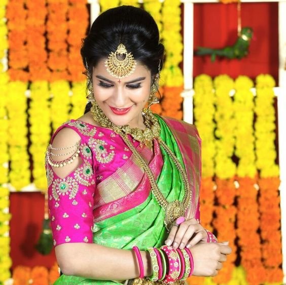Traditional South Indian Bridal Blouse Designs Simple Craft Ideas