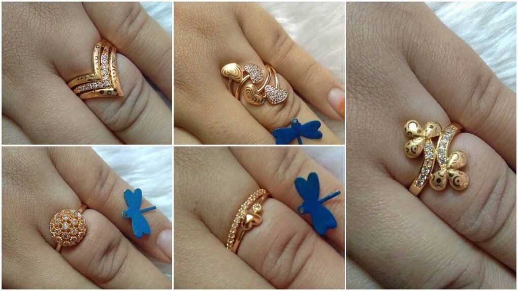 gold plated ring collections