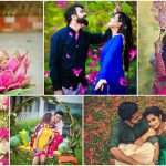 Bride and groom in a nice outfits