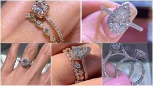 American diamond finger rings