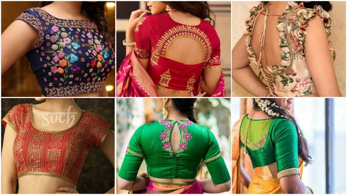 Blouse designs for silk sarees