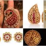 Latest gold earrings for girls