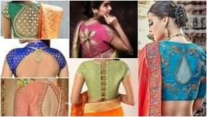 Latest blouse back designs