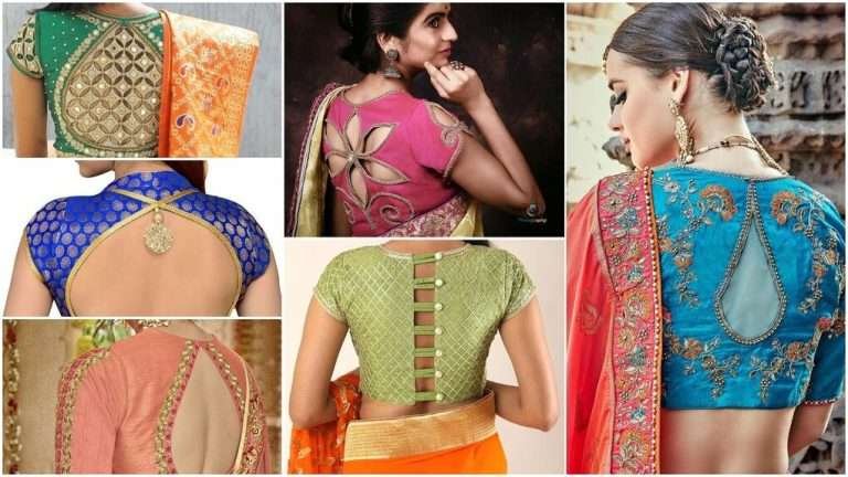 Latest blouse back designs