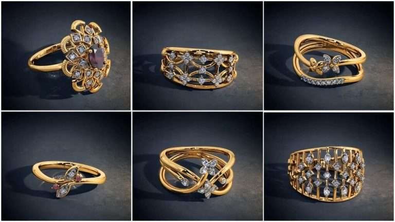 Designer gold ring designs for female