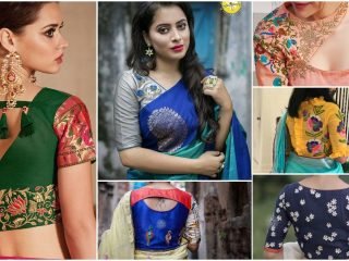 Best stunning latest saree blouse