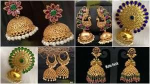 15 Lightweight Gold Latkan Earrings: Perfect Ethnic Jewelry for Every Occasion